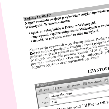 Egzamin ósmoklaisty - Walentynki