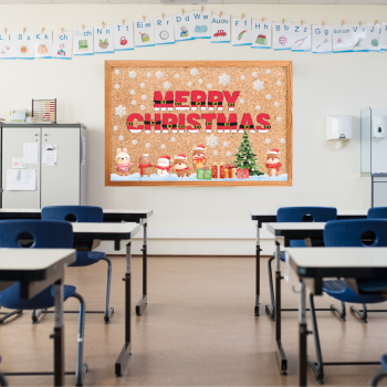 Christmas - gazetka + dekoracja na drzwi i ścianę