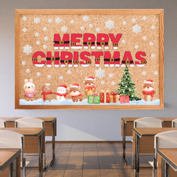 Christmas - gazetka + dekoracja na drzwi i ścianę