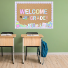 Welcome - pastelowa gazetka na rozpoczęcie roku