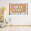 Witaj w klasie - pastelowa gazetka na rozpoczęcie roku