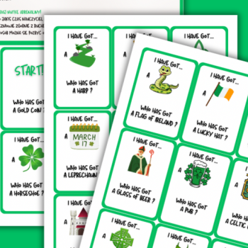 St. Patrick's Day - Zestaw materiałów dla klas 1-8